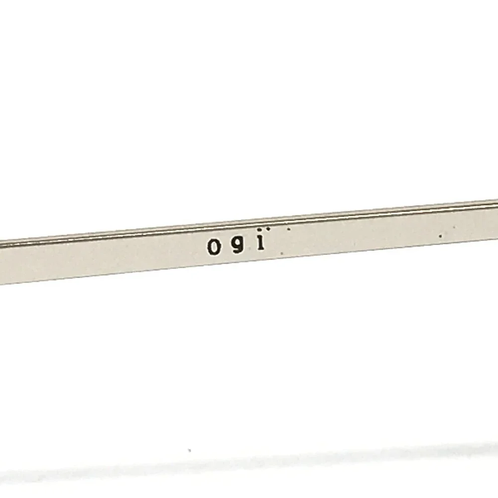 Ogi Eyeglasses Frames 2081 COL. 82 Red Silver Rectangle Wire Rim 42-19-135